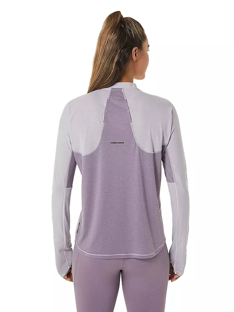 ASICS | Damen Laufshirt METARUN™ 1/2 Zip LS | Lilas