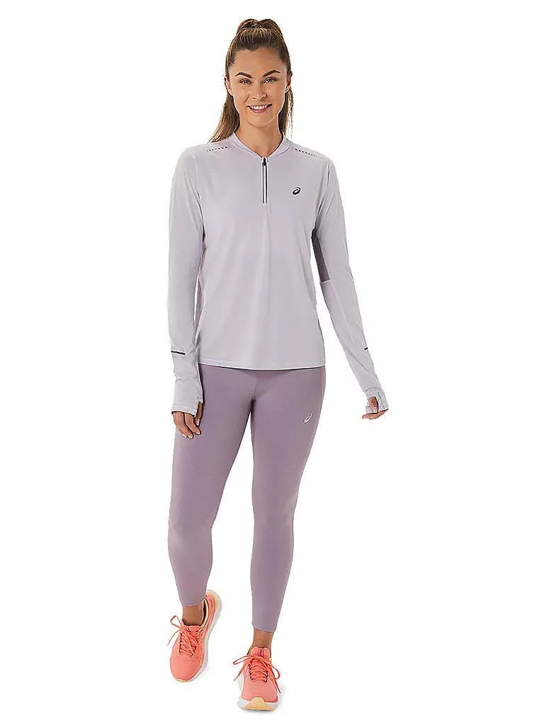 ASICS | Damen Laufshirt METARUN™ 1/2 Zip LS | Lilas