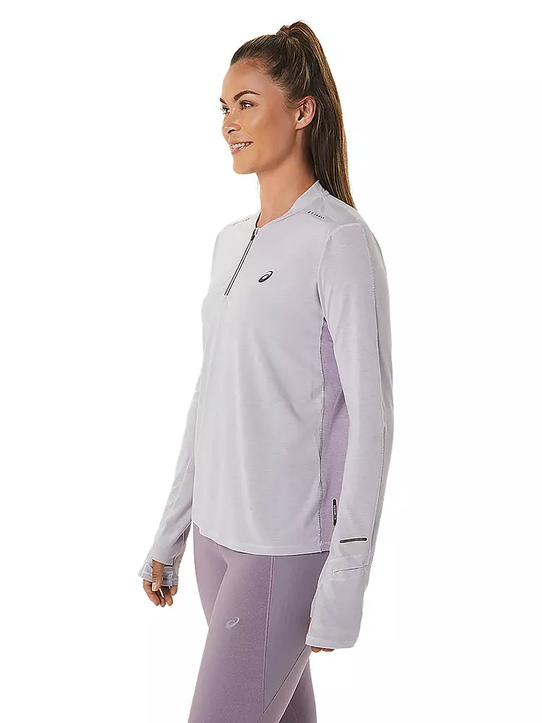 ASICS | Damen Laufshirt METARUN™ 1/2 Zip LS | Lilas
