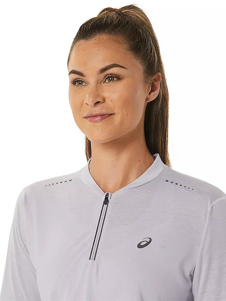 ASICS | Damen Laufshirt METARUN™ 1/2 Zip LS | Lilas