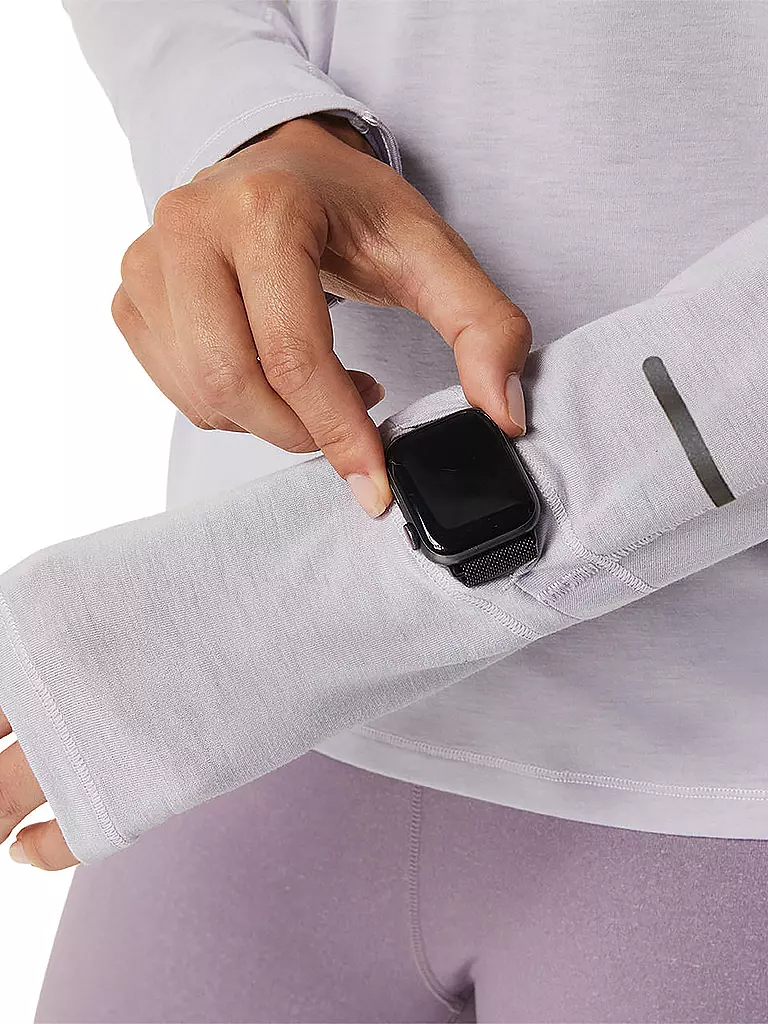 ASICS | Damen Laufshirt METARUN™ 1/2 Zip LS | Lilas