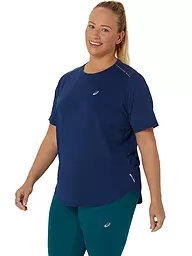 ASICS | T-shirt de course pour femmes Road SS Top | Bleu foncé