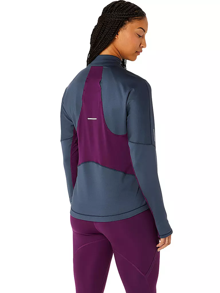ASICS | Damen Laufshirt Winter Run 1/2 Zip | Lilas