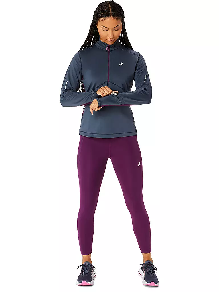 ASICS | Damen Laufshirt Winter Run 1/2 Zip | Lilas