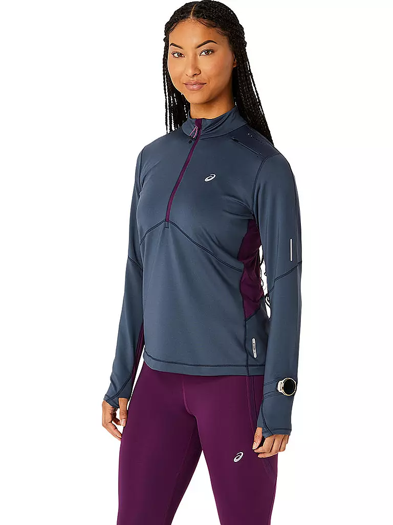 ASICS | Damen Laufshirt Winter Run 1/2 Zip | Lilas