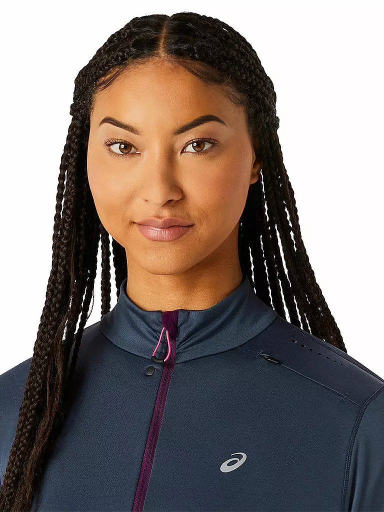 ASICS | Damen Laufshirt Winter Run 1/2 Zip | Lilas