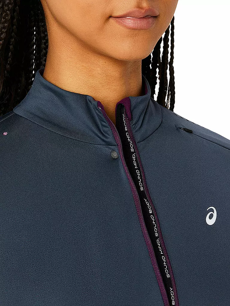 ASICS | Damen Laufshirt Winter Run 1/2 Zip | Lilas