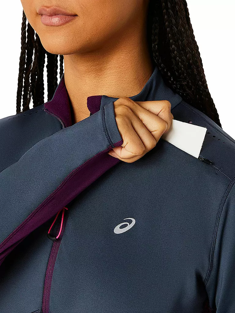 ASICS | Damen Laufshirt Winter Run 1/2 Zip | Lilas