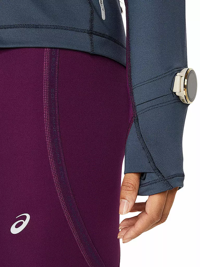 ASICS | Damen Laufshirt Winter Run 1/2 Zip | Lilas