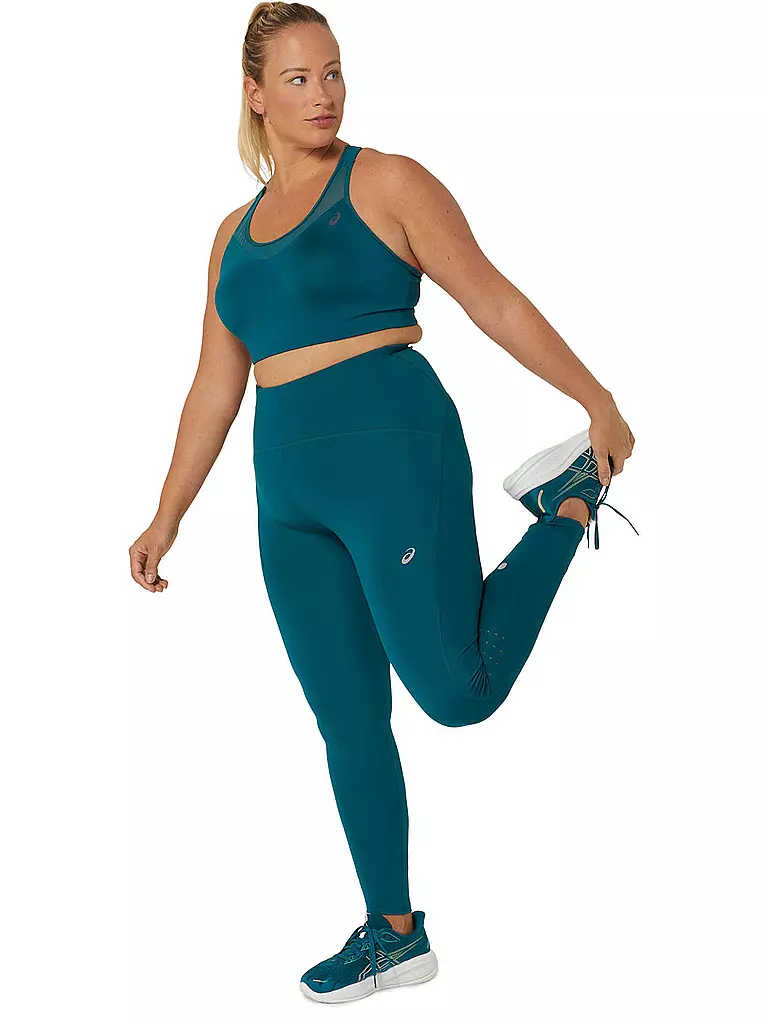 ASICS | Damen Lauftight Road High Waist | Vert foncé