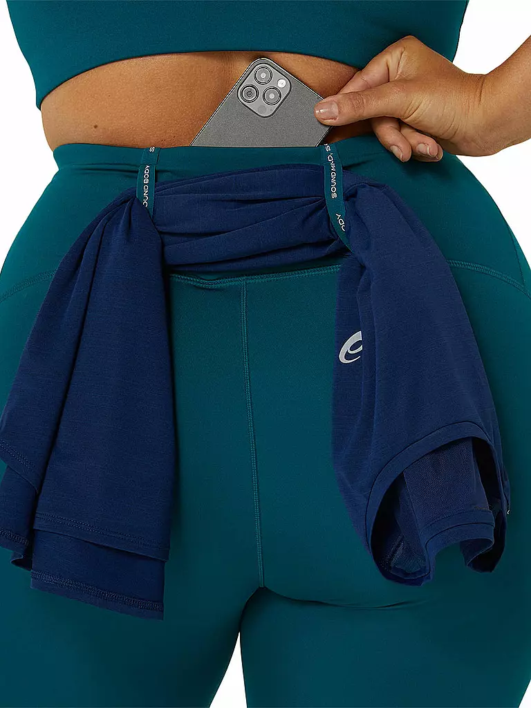 ASICS | Damen Lauftight Road High Waist | Vert foncé