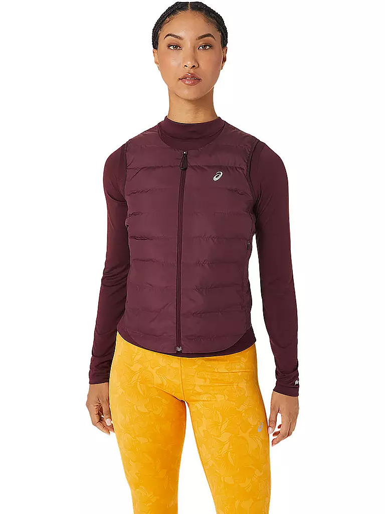 ASICS | Damen Laufweste Runkoyo Padded Vest | Rouge
