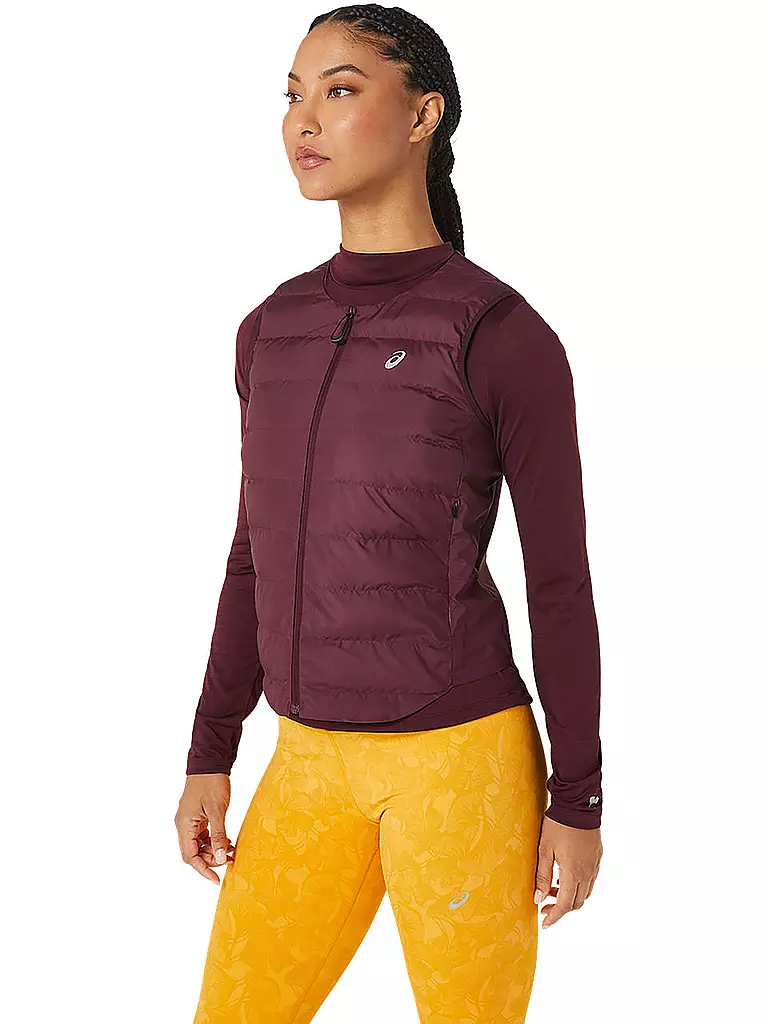 ASICS | Damen Laufweste Runkoyo Padded Vest | Rouge