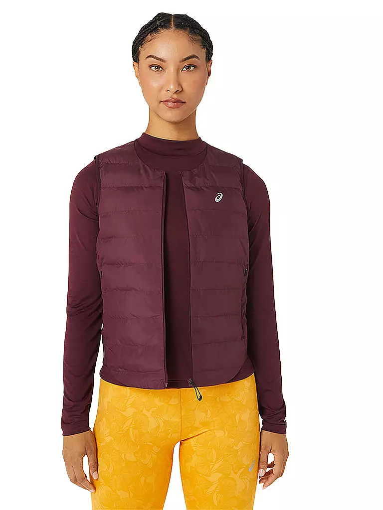 ASICS | Damen Laufweste Runkoyo Padded Vest | Rouge
