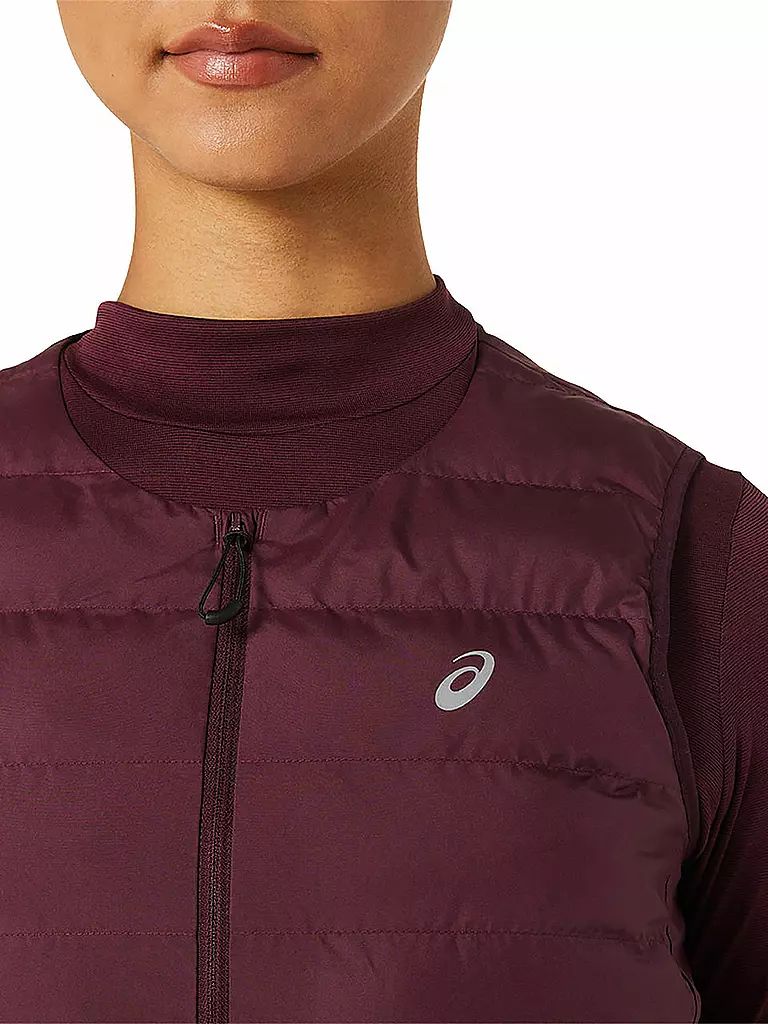ASICS | Damen Laufweste Runkoyo Padded Vest | Rouge