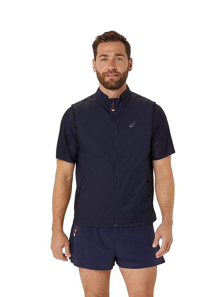ASICS | Gilet de course pour homme Metarun Packable | Bleu