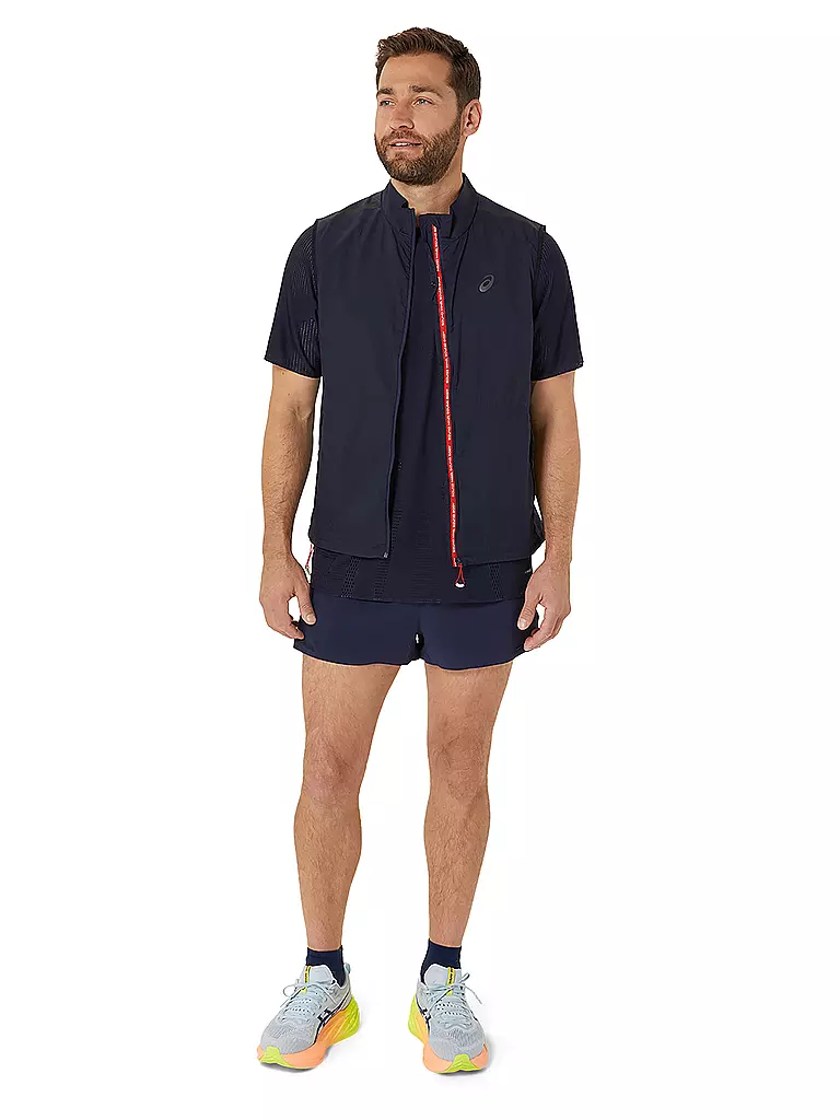 ASICS | Gilet de course pour homme Metarun Packable | Bleu