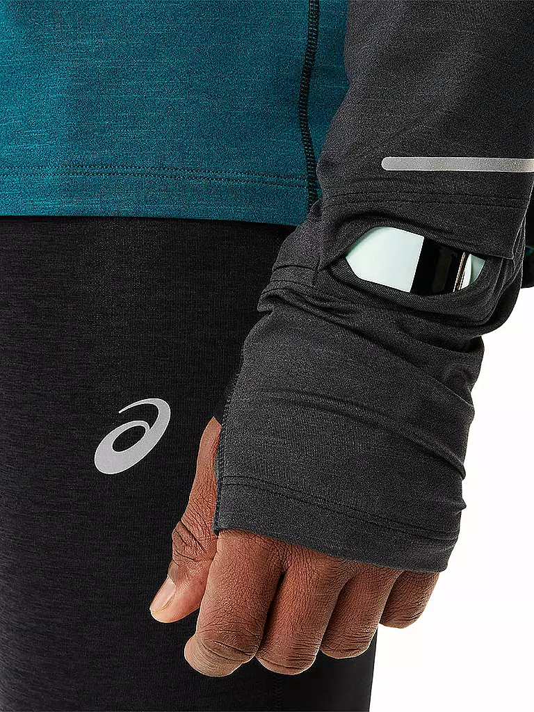 ASICS | Herren Laufhoodie Winter Run LS | Pétrole