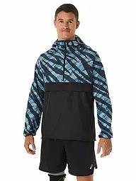 ASICS | Herren Laufjacke Wild Camo Anorak | Bleu