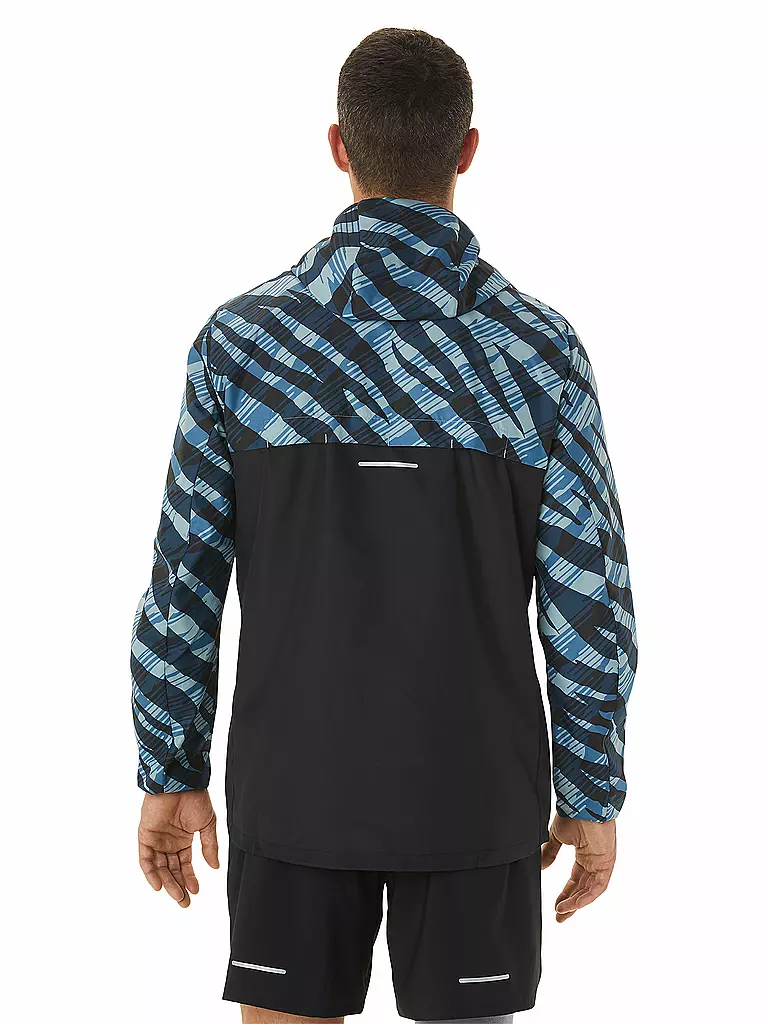 ASICS | Herren Laufjacke Wild Camo Anorak | Bleu