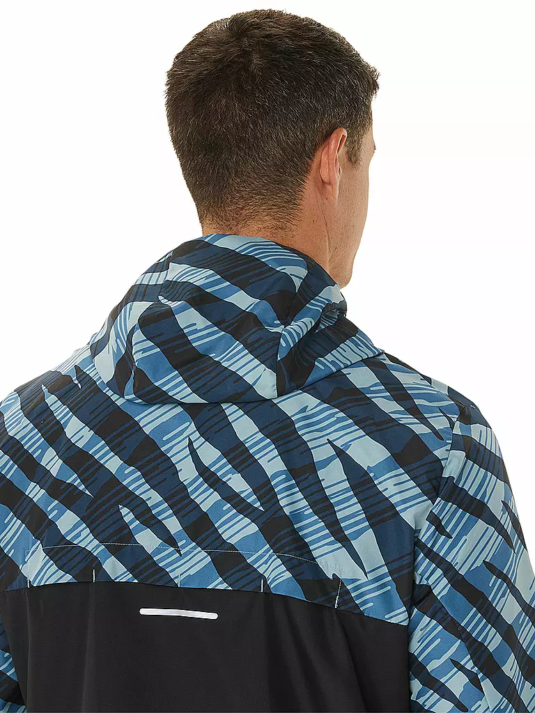 ASICS | Herren Laufjacke Wild Camo Anorak | Bleu