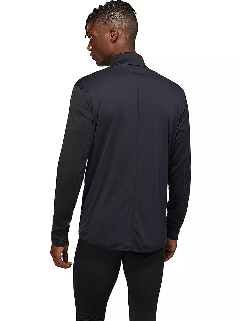 ASICS | Herren Laufshirt Core LS 1/2 Zip Winter | Noir