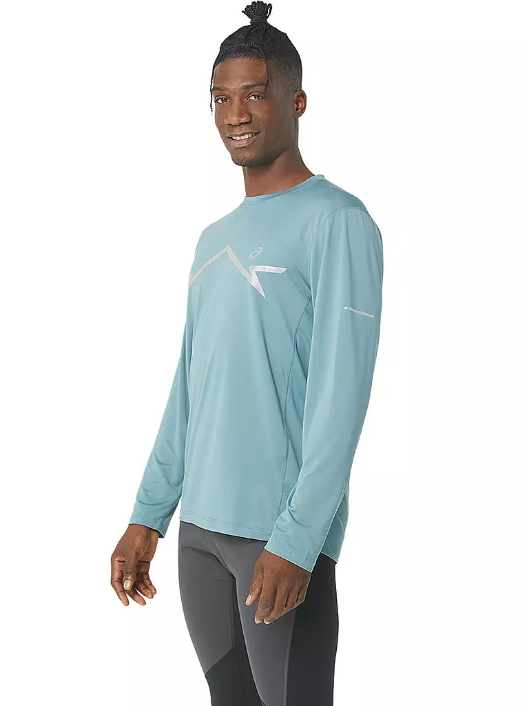 ASICS | Herren Laufshirt Lite-Show LS Top | Pétrole