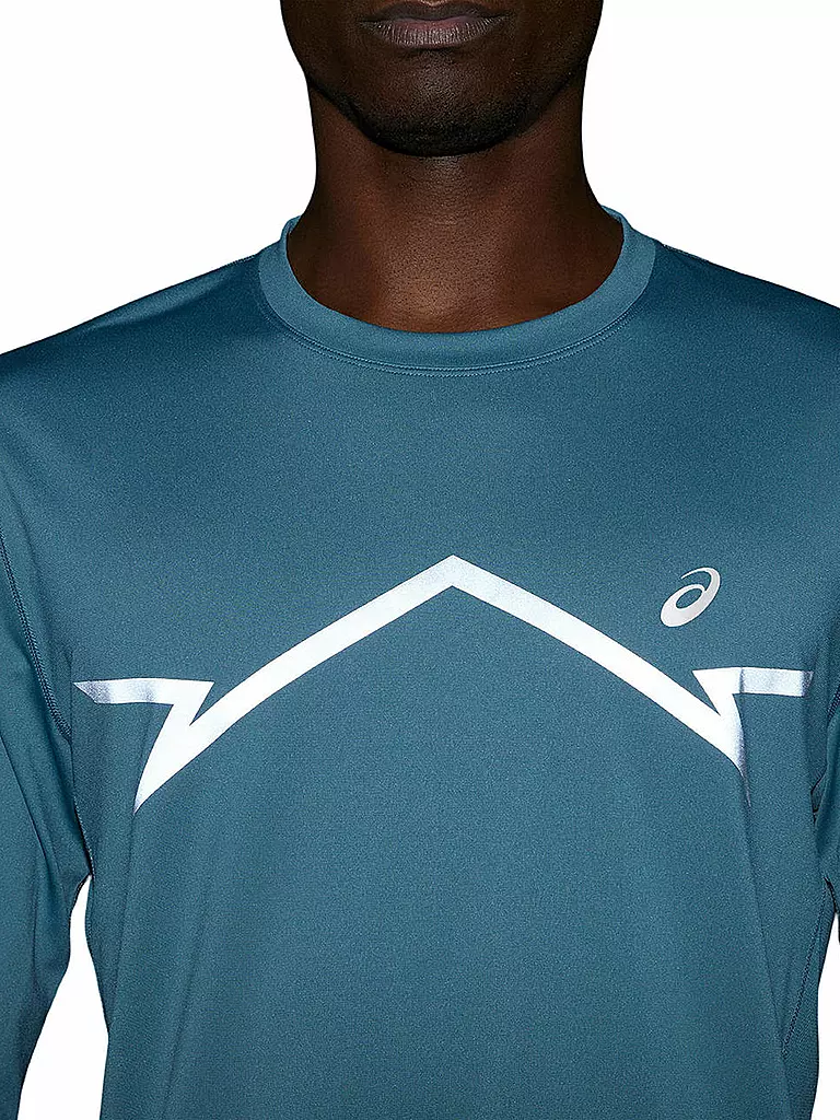 ASICS | Herren Laufshirt Lite-Show LS Top | Pétrole