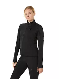 ASICS | Maillot de course à manches longues pour femme Road Winter 1/2 Zip | Noir