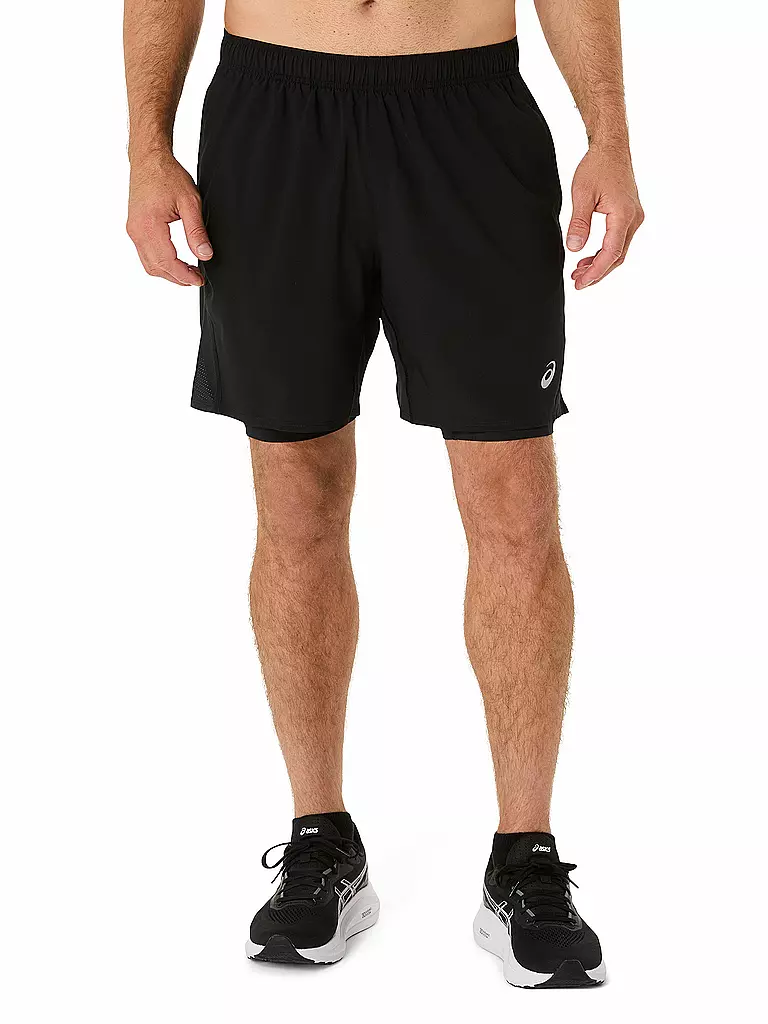ASICS | Short de course Core 2in1 7in pour homme | Noir