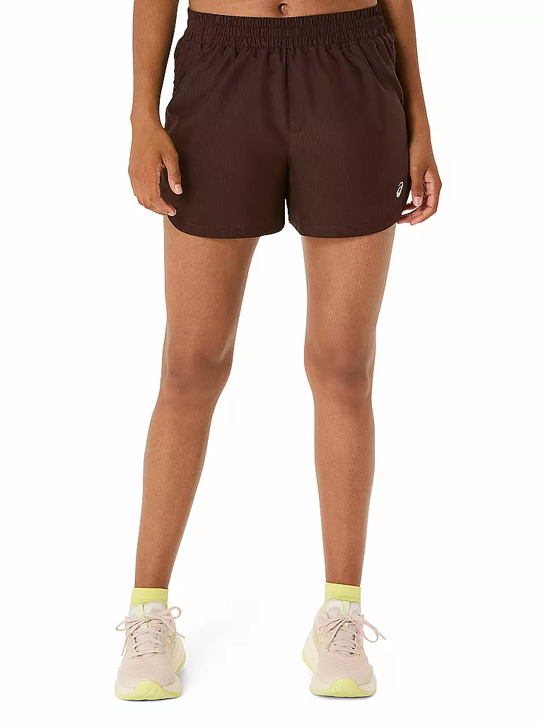 ASICS | Short de course pour femmes Nagino Run Adjustable 4 pouces | Marron