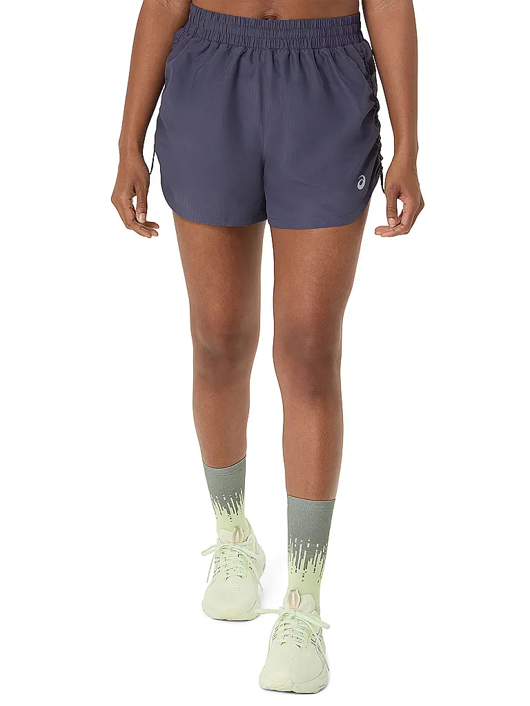 ASICS | Short de course pour femmes Nagino Run Adjustable 4 pouces | Bleu foncé