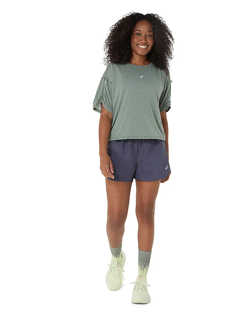ASICS | Short de course pour femmes Nagino Run Adjustable 4 pouces | Bleu foncé