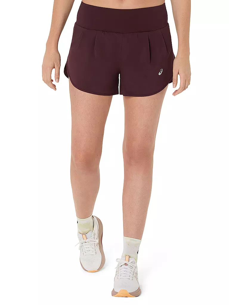 ASICS | Short de course pour femmes Road 3,5 in | Rouge foncé