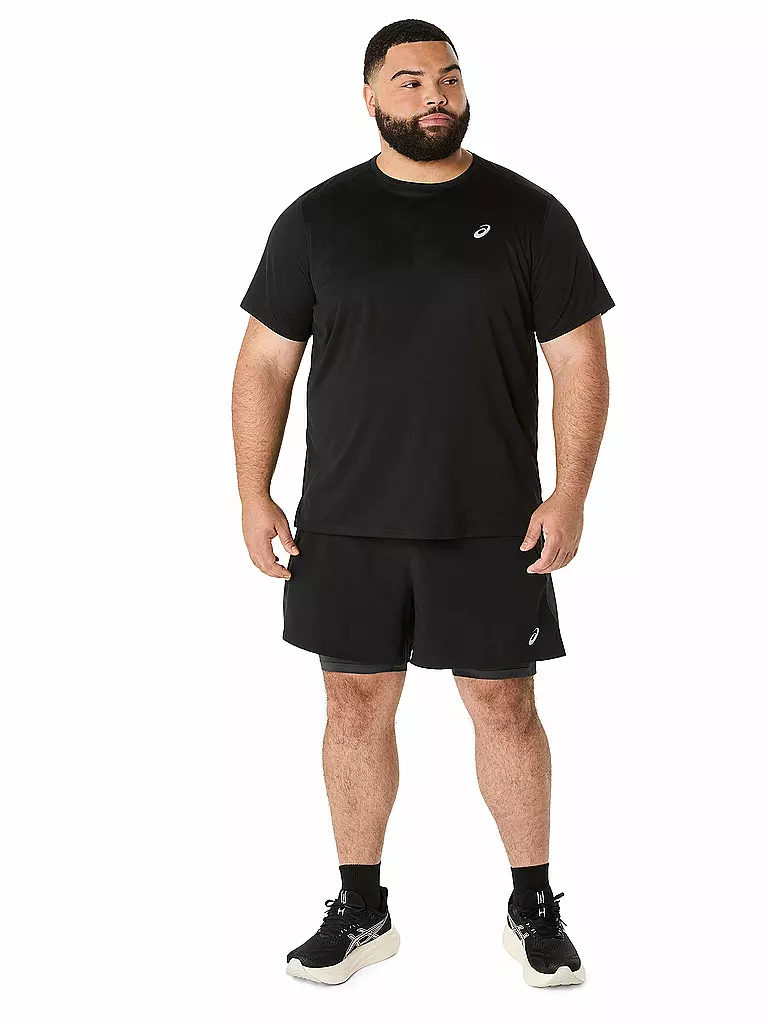 ASICS | Short de course pour hommes Road 2en1 5in | Noir