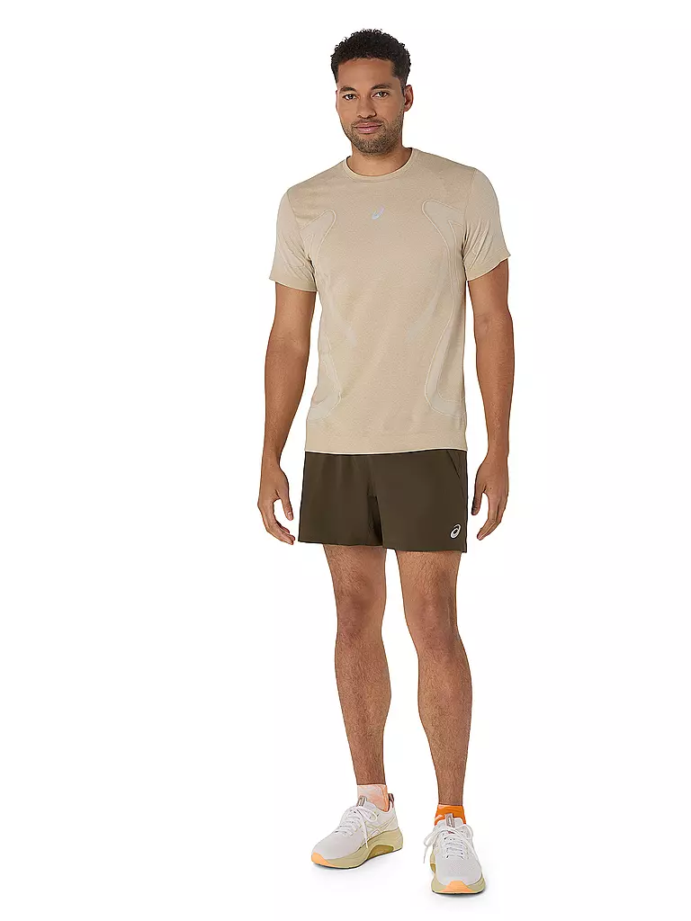 ASICS | Short de course pour hommes Road 5 pouces | Marron