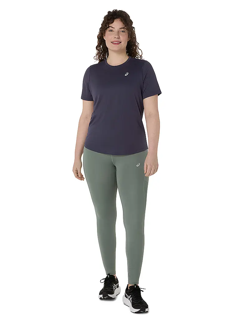 ASICS | T-shirt de course Core pour femmes | Bleu foncé