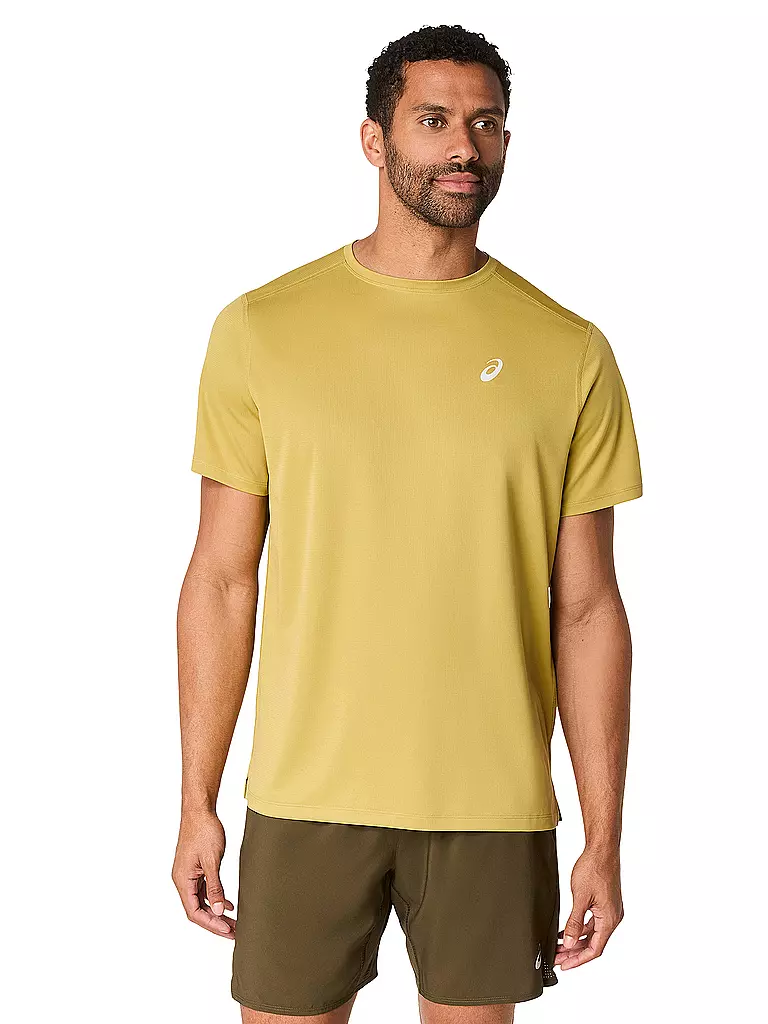 ASICS | T-shirt de course Core pour homme | Moutarde