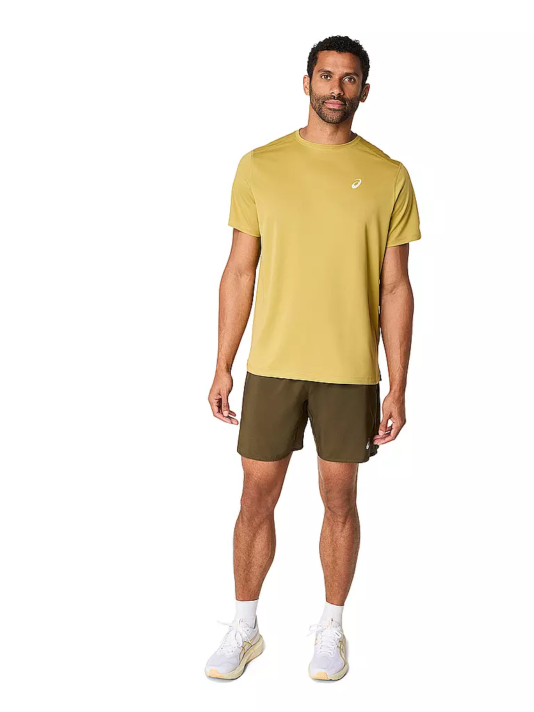 ASICS | T-shirt de course Core pour homme | Moutarde