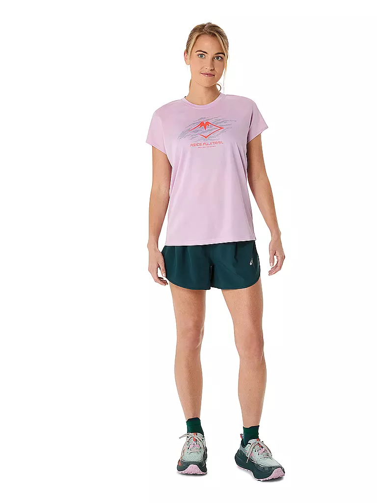 ASICS | T-shirt de course pour femmes Fujitrail Logo SS Top | Rose