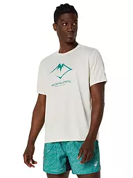 ASICS | T-shirt de course pour homme Fujitrail Logo SS Top | Blanc