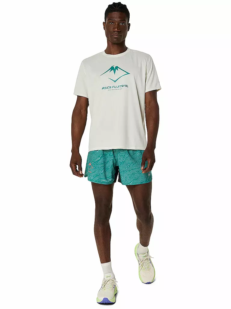 ASICS | T-shirt de course pour homme Fujitrail Logo SS Top | Blanc