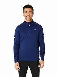 ASICS | T-shirt de course pour homme Road Winter 1/2 Zip | Bleu
