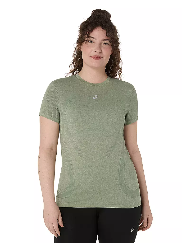 ASICS | T-shirt de course sans coutures Road pour femmes | Olive