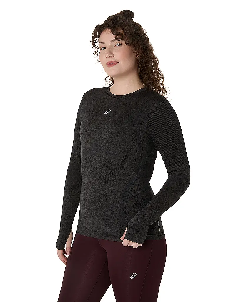 ASICS | T-shirt de course sans coutures Road pour femmes | Noir