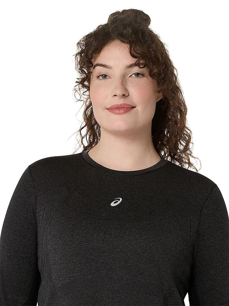 ASICS | T-shirt de course sans coutures Road pour femmes | Noir