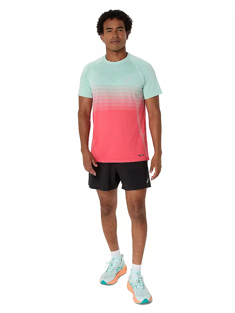 ASICS | T-shirt de course sans coutures SS pour hommes | Multicolore