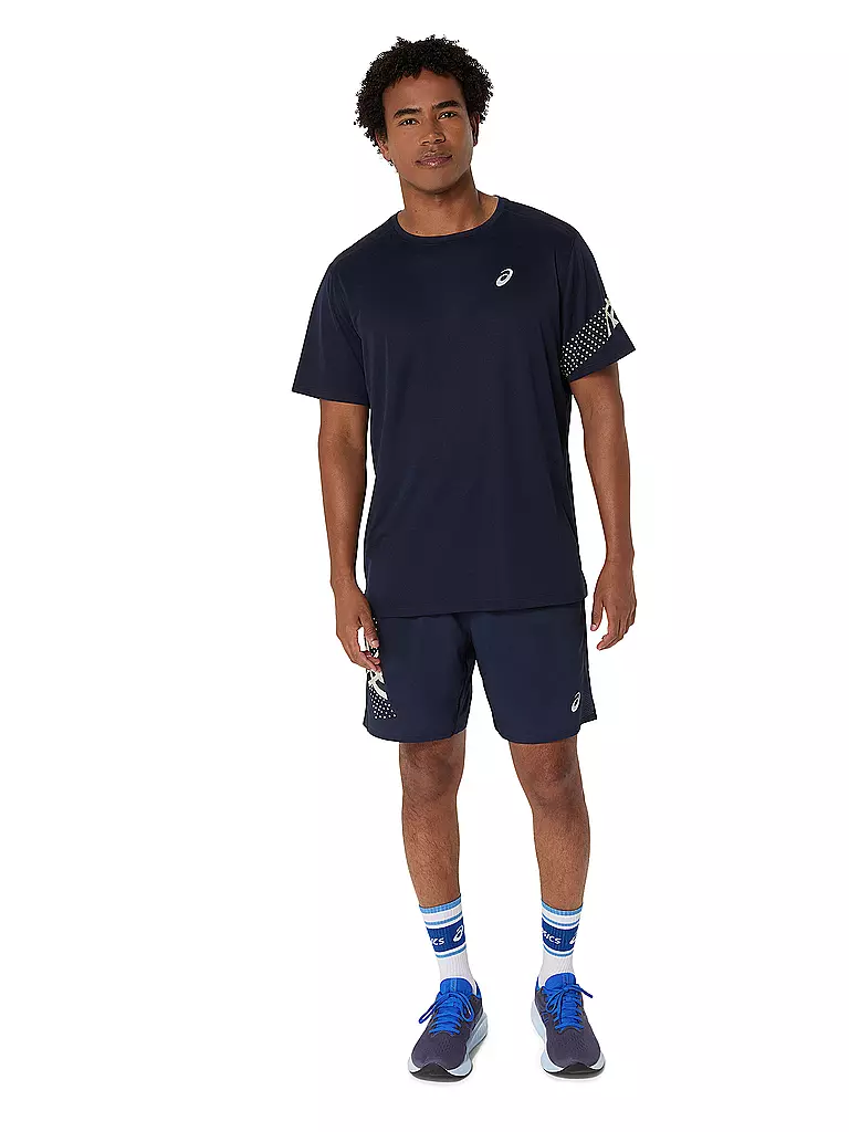 ASICS | T-shirt de running homme Icon | Bleu foncé