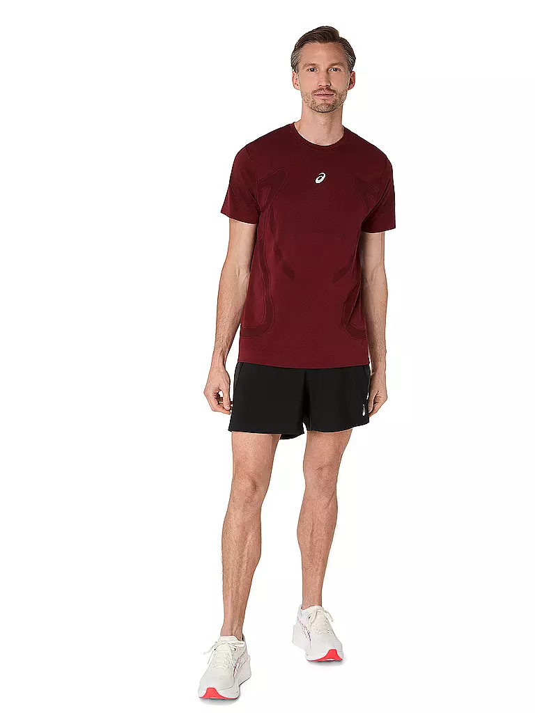 ASICS | T-shirt de running homme Road Seamless | Rouge foncé