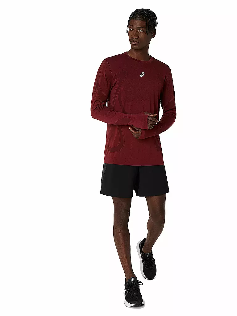 ASICS | T-shirt de running homme Road Seamless | Rouge foncé